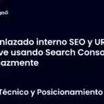 Enlazado interno SEO y URLs clave usando Search Console eficazmente