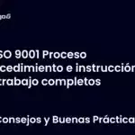 ISO 9001 Proceso procedimiento e instrucción de trabajo completos